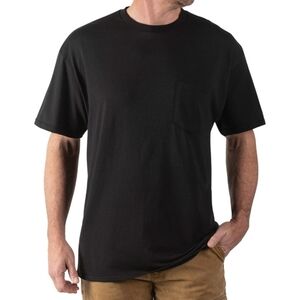 Walls Working Man Pocket Tee Short Sleeve Cotton Rich Medium (38-40) 2 pack